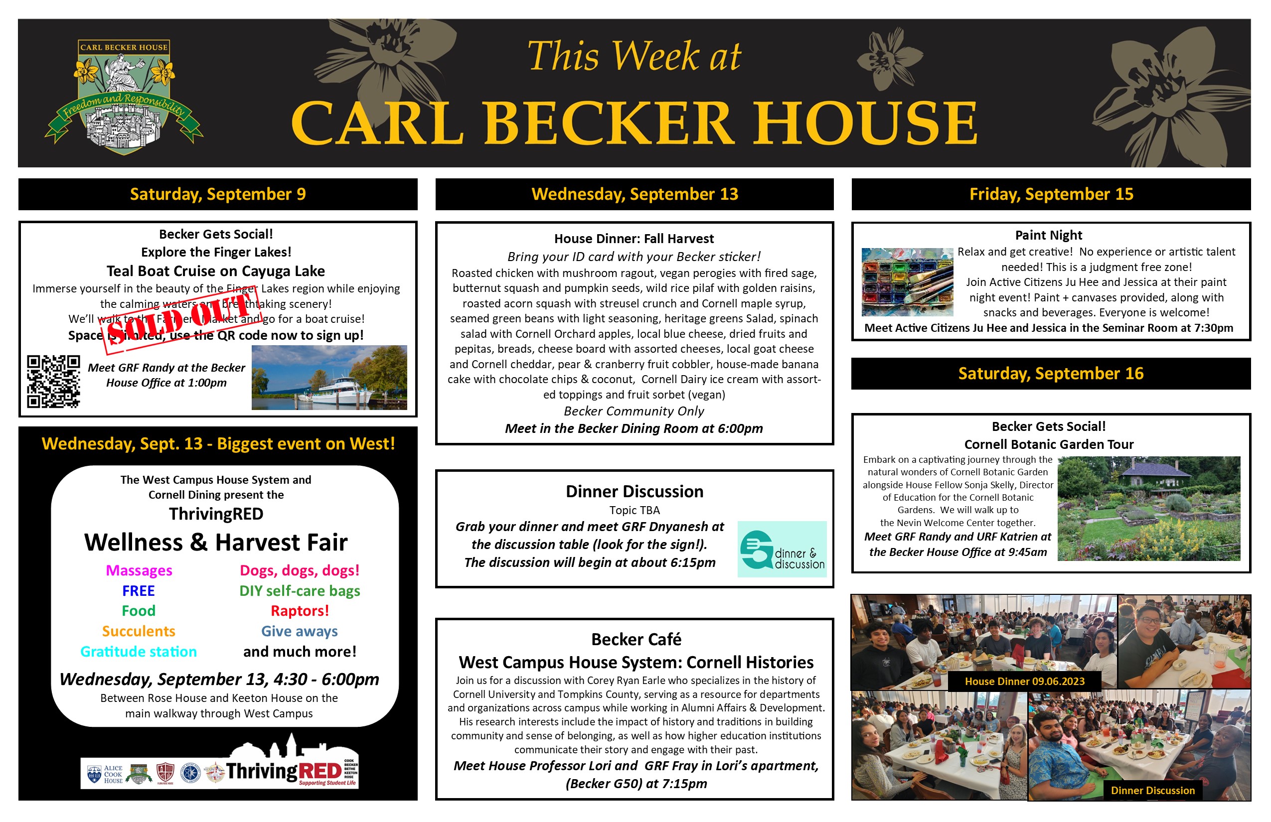 Things To Do at Becker | Carl Becker House